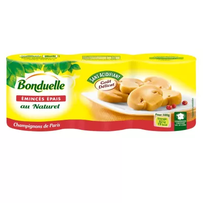 Bonduelle Champignon émincés épais