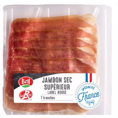 Jambon Sec Label Rouge 100g Fe
