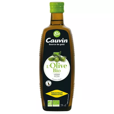 Dầu ô liu hữu cơ cauvin 75cl