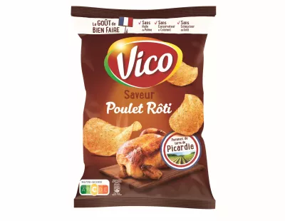Patatas Fritas De Pollo Asado Suaves, 125g - VICO