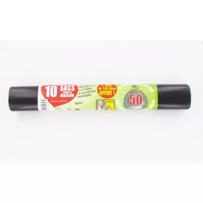 Cuộn 10 túi đựng rác 50L
