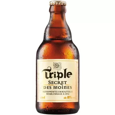 Bière Brune Triple, 8°, 33cl - SECRET DES MOINES