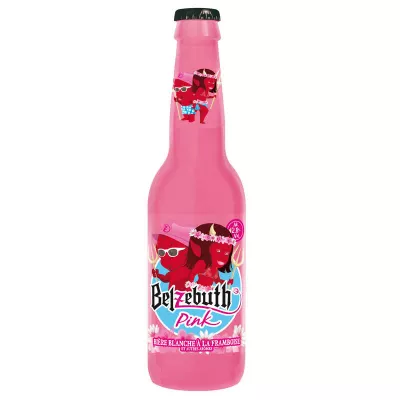 Bière Blanche à la Framboise, 33cl - BELZEBUTH