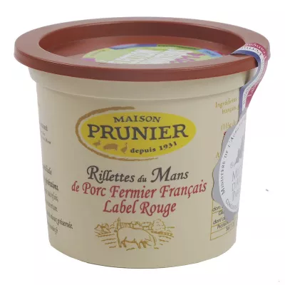 Rillettes Du Mans porco caipira, 220g - MAISON PRUNIER