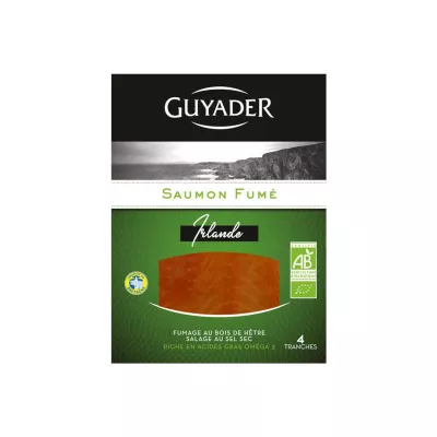 Saumon Fume Irlande Bio 4tr 120g - GUYADER