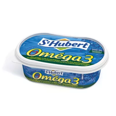Margarine demi-sel oméga 3 260g - ST HUBERT