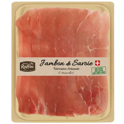 Jambon de Savoie, 6 Tranches 90g - HENRI RAFFIN