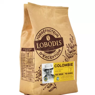 Kofi katika Colombia 500g nafaka - LOBODIS