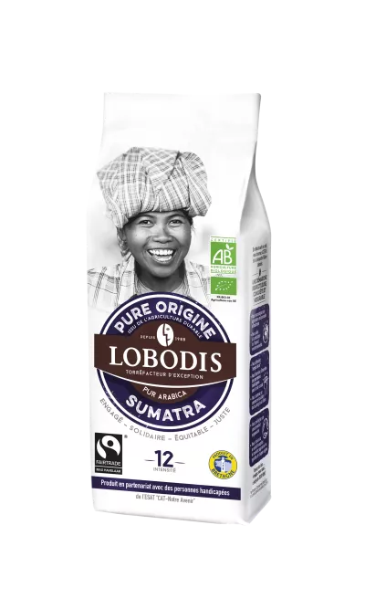 Cafe Moulu Sumatra Bio 250g - LOBODIS