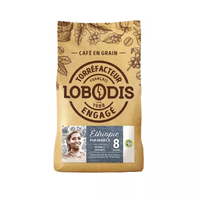 Koffiebonen Ethiopië 500g - Lobodis