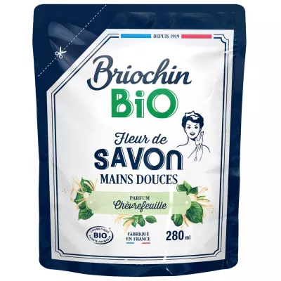 Sapone Liquido Soft Hands Profumo Caprifoglio Biologico 280ml - Briochin