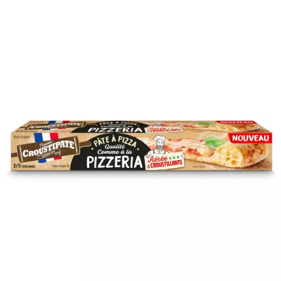 Massa de pizza pronta para desenrolar 300g -croustipate