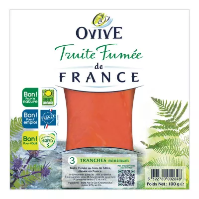Trota Affumicata Francia 3tr 100g