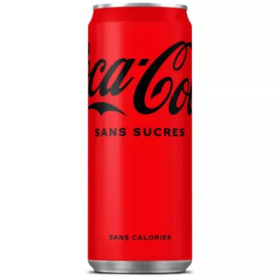 Soda Sans Sucre 33cl Fr X24 Slim - Coca Cola