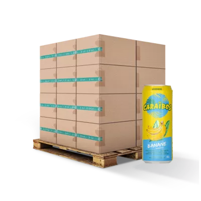 香蕉饮料 33cl Fr X24 SlimCaraibos - CARAIBOS