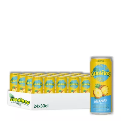 菠萝饮料 33cl Fr X24 Slim - CARAIBOS