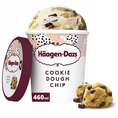 Glace Vanille Cookie Dough 394g - HAAGEN-DAZS