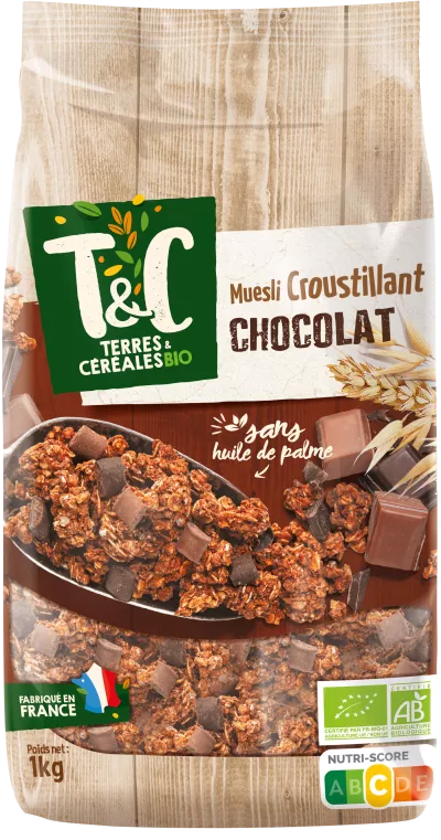 Muesli Crousti Choco Bio 1kg