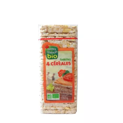 Galettes 4 céréales BIO 130g - TERRES ET CÉRÉALES