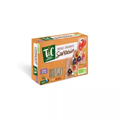 Crunchy buckwheat toast 150g - TERRES ET CEREALES Bio