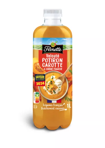 Velvet Supu ya Pumpkin Karoti na Crème Fraîche 1l - FLORETTE
