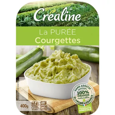 2x200g هريس الكوسة الطازجة - Crealine