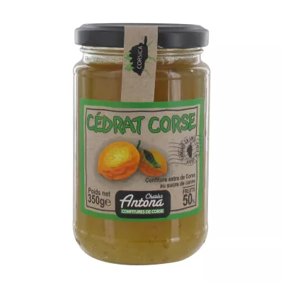 Confiture de Cédrat Corse 350g - CHARLES ANTONA
