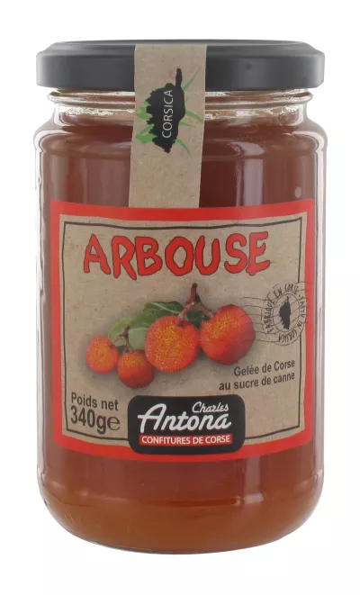 Confiture De Gelée d'Arbouse 340g - ANTONA CHARLES