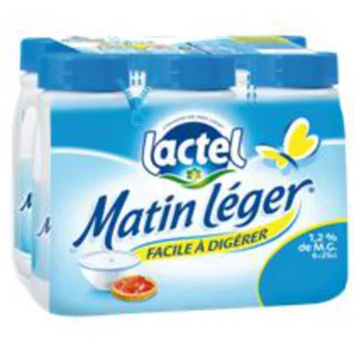 Milk 1.2% M.G easy to digest 6x25cl - LACTEL