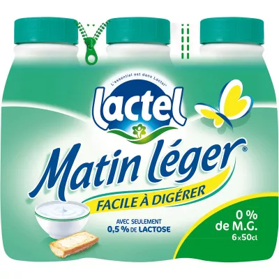 Latte digeribile 0,5% M.F. 6x50cl - LACTEL