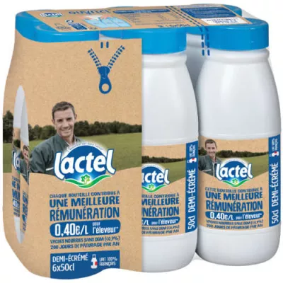 Lactel Filiere 1/2ec Bp 6x50cl