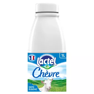 UHT आधा पैमाने पर बकरी दूध 1L - Lactel
