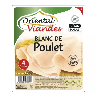Halalx4 Chicken Slice 120g