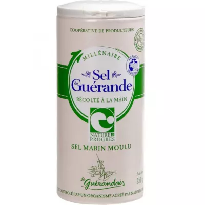 Muối xay Guérande 100% tự nhiên, 250g -  LE GUÉRANDAIS