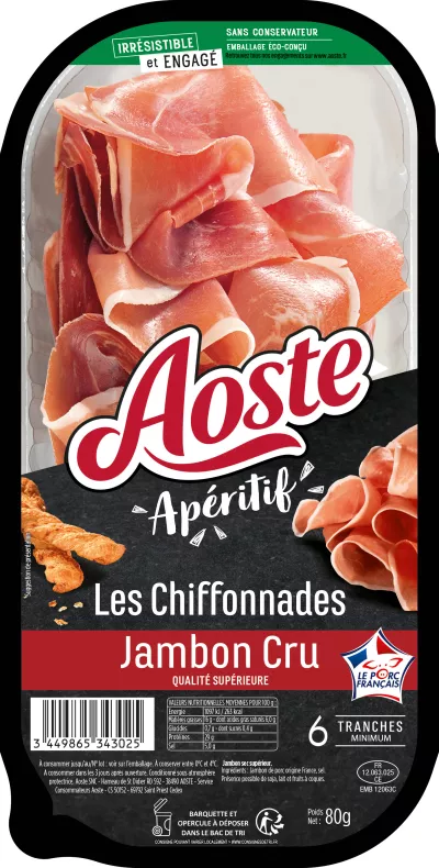 Chiffonnade Jambon Sec Sup 80g