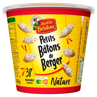 Saisissons Sec Nature, 250G - JUSTIN BRIDOU
