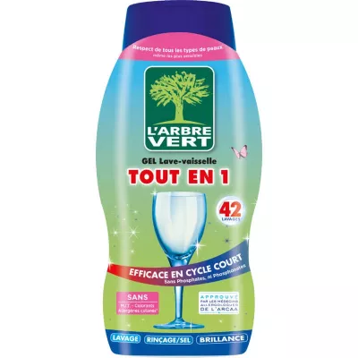 L'arbre Vert Gel Lave-Vaisselle Tout en 1 720ml - L'ARBRE VERT