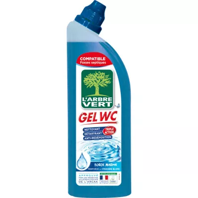 ÖKOLOGISCHES TOILETTEGEL MIT DREIFACHER WIRKUNG ROSEMARY INTENSE, 740ML - L'ARBRE VERT