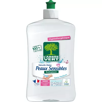 Nước Rửa Bát Da Nhạy Cảm 500ml - L'arbre Vert