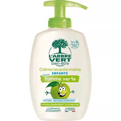 Savon Liquide Enfants Anti Batérien à la Pomme Verte 300ml - L'ARBRE VERT