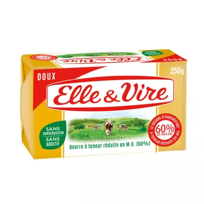 Reep Zachte boter 60% 250g - ELLE & VIRE