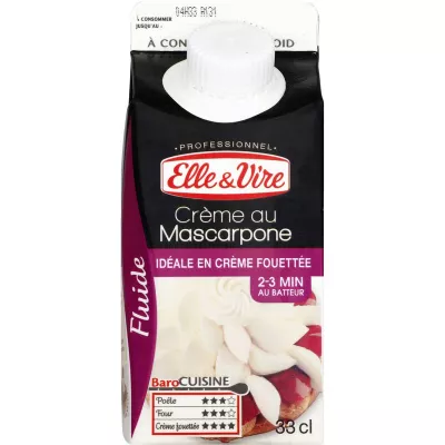 Crème au Mascarpone 33cl - ELLE & VIRE