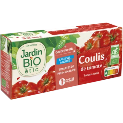Coulis Tomate Bio 3x200g Jb