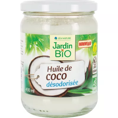 430 مل زيت جوز الهند العضوي - Jardin Bio Etic