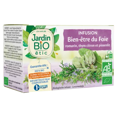 Jb Infu Bien Etre Foie Bio 28g