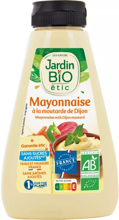 المايونيز الخردل من Dijon Organic 315G -Jardin etic etic