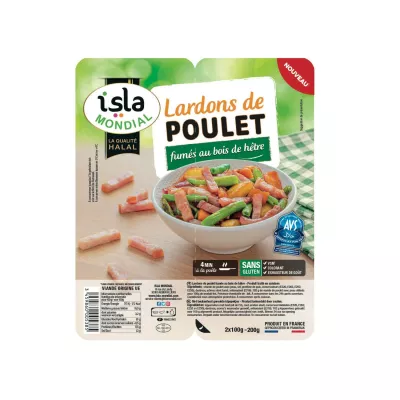 2x100g Lardon Poulet Isla M