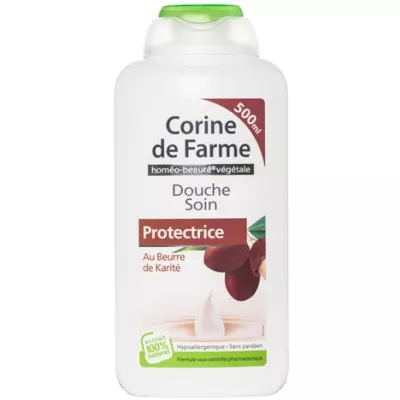 Douche soin protectrice au beurre de karité 500ml - CORINE DE FARME