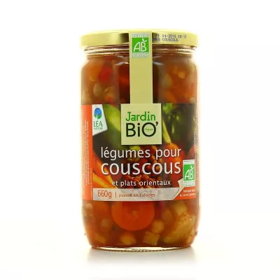 Légumes pour coucous Bio 660g - JARDIN Bio