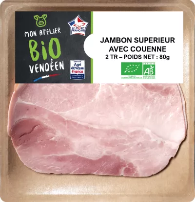 Jambon Blanc Sup Ac 2tr Bio 80